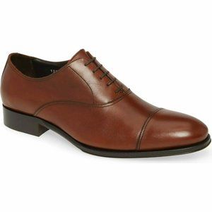 To Boot New York Brandon Cap Toe Oxford Brown Size 8.5